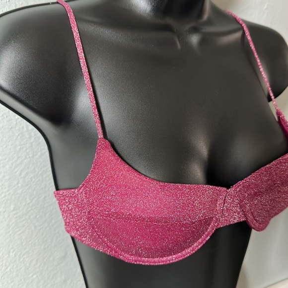 Grape sparkle bra triangl bathing suits top - Picture 2 of 12